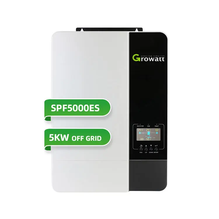 Гроватт SPF 5000 ES 6000 плюс 3 5 кВт/5 кВт/6 кВт Гибридный выключенный инвертор 48 В