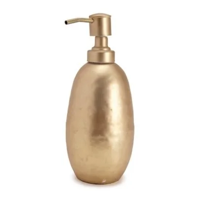 Top Quality Metal Liquid Soap And Shampoo Dispenser With Pump Gold Color Plated Shiny Look Bathroom And Washroom Accessories
