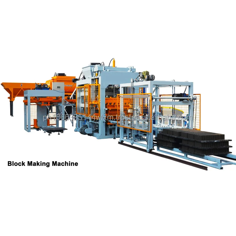 QT8-15 Hot Selling Products Automatic Concrete Brick Making Production Line
