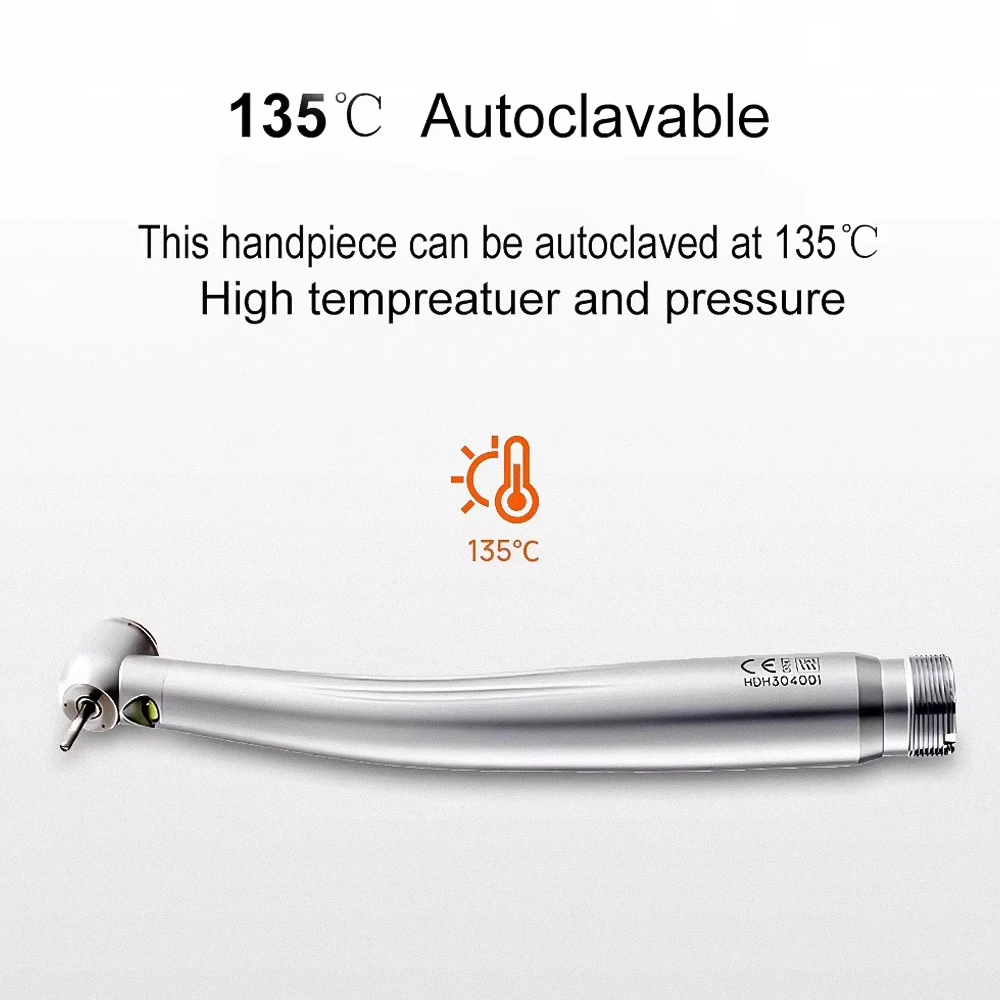 Dental High Speed Handpiece Pa-na Max Air Turbine LED Push Button Ball Bearing High Speed Dental Handpiece