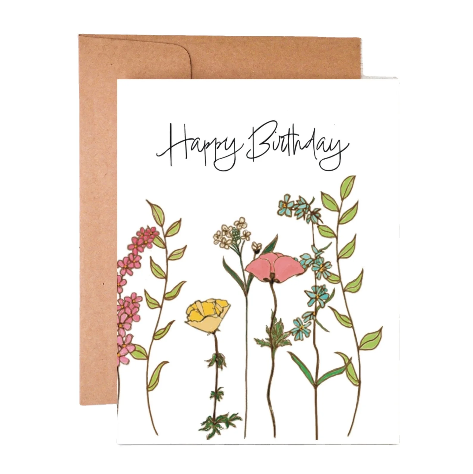 Ручная работа переработанная бумага A6 250 Gsm растительная пригласительная открытка для детского душа поздравительные открытки прорастания растений