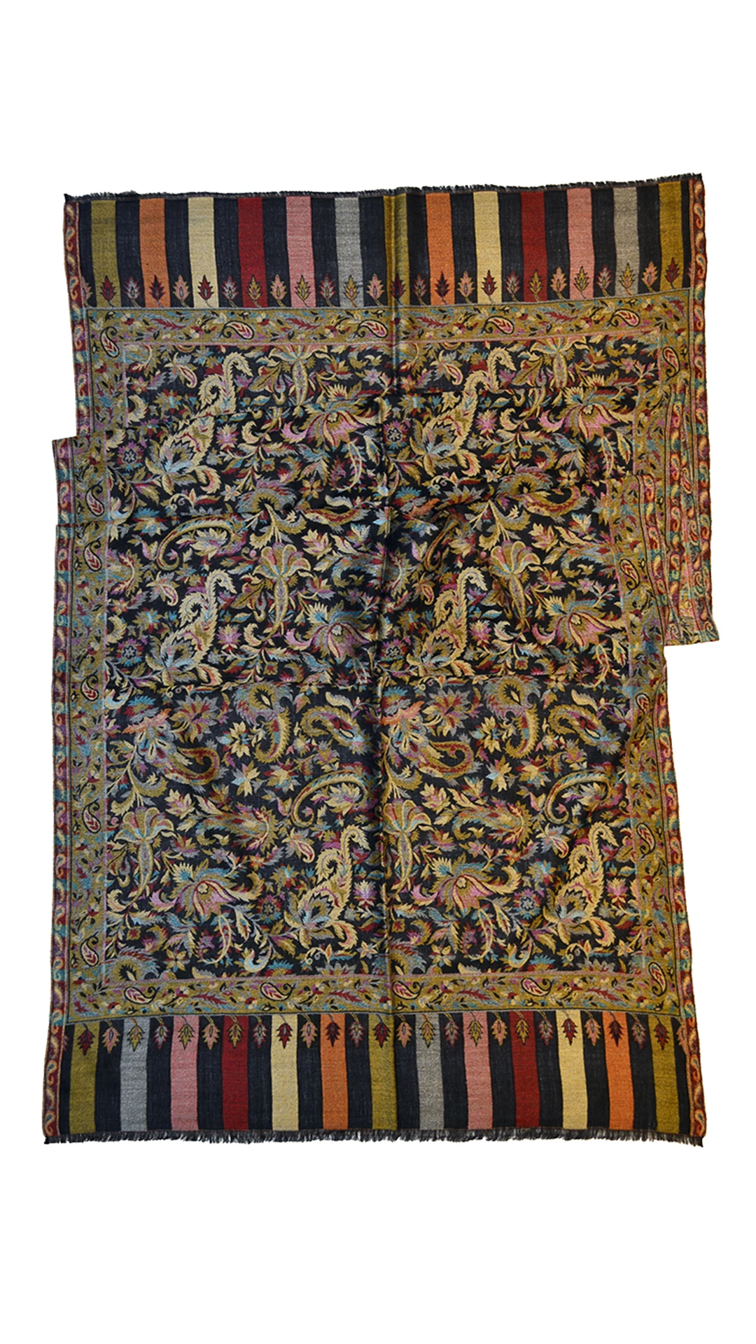 Traditional Wool Kani Jamavar Woven Pattern Shawl Scarves and Stoles Evening Ladies Winter Shawl Shawls Scarf Stoles