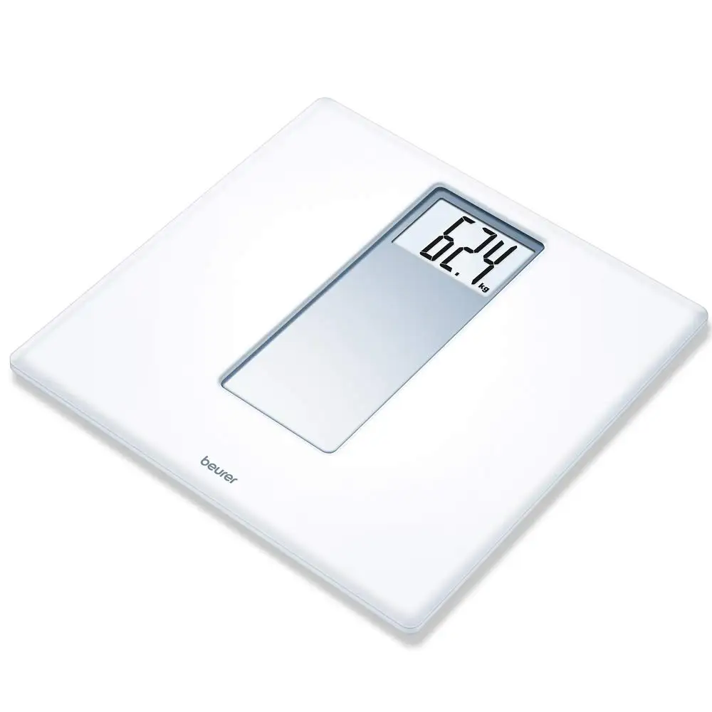 Quick Start Switch-on Technology Large LCD Display Beurer Brand PS160 Personal Bathroom Scale for Body Weight Measurement