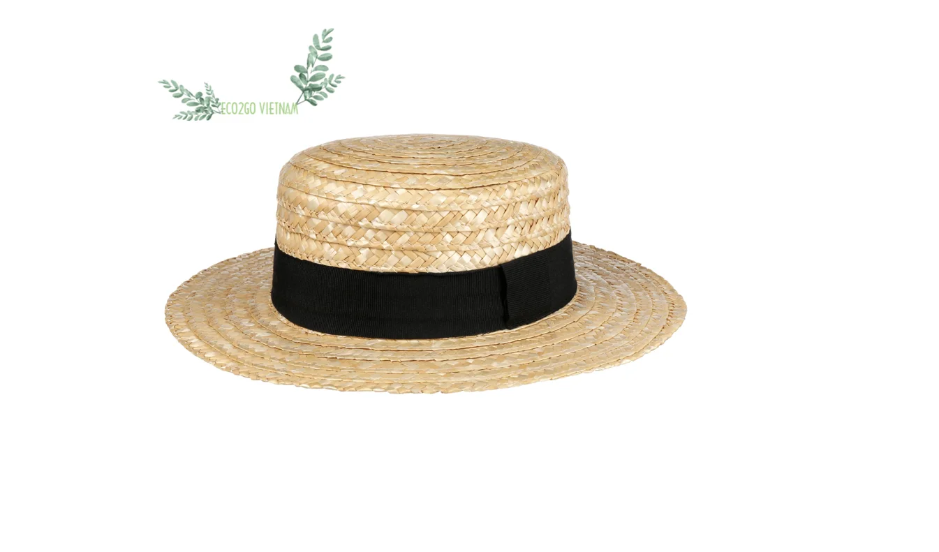 Best Seller Cheap Price High Quality Natural Straw Hat Beach/ Summer Women for Protecting Hair Face Made in Vietnam