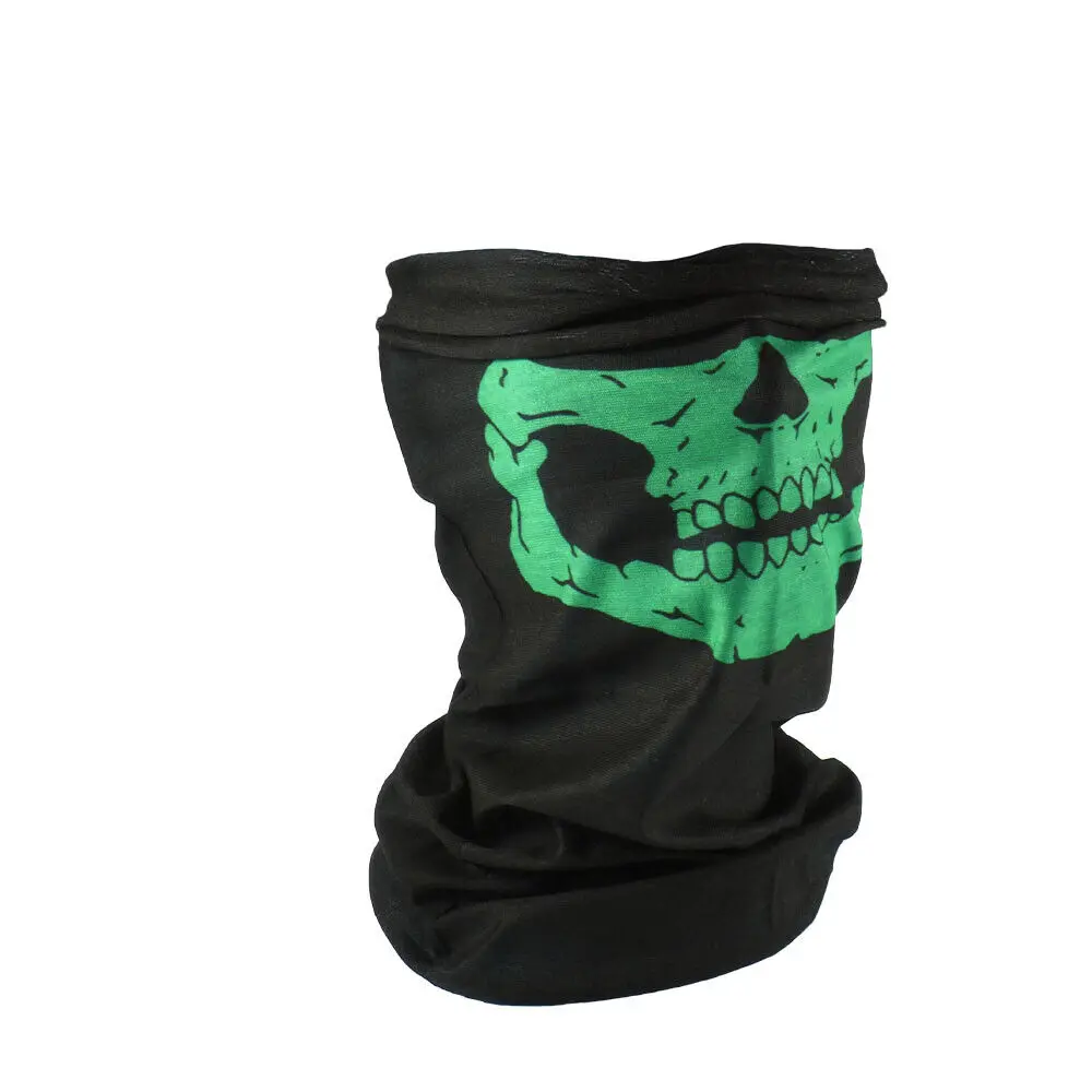 Motorcycle Skull Mask Women UV Protection 2024 Hood Headwear Halloween Breathable OEM Tactical Skull Ghost Printed Skull Mask