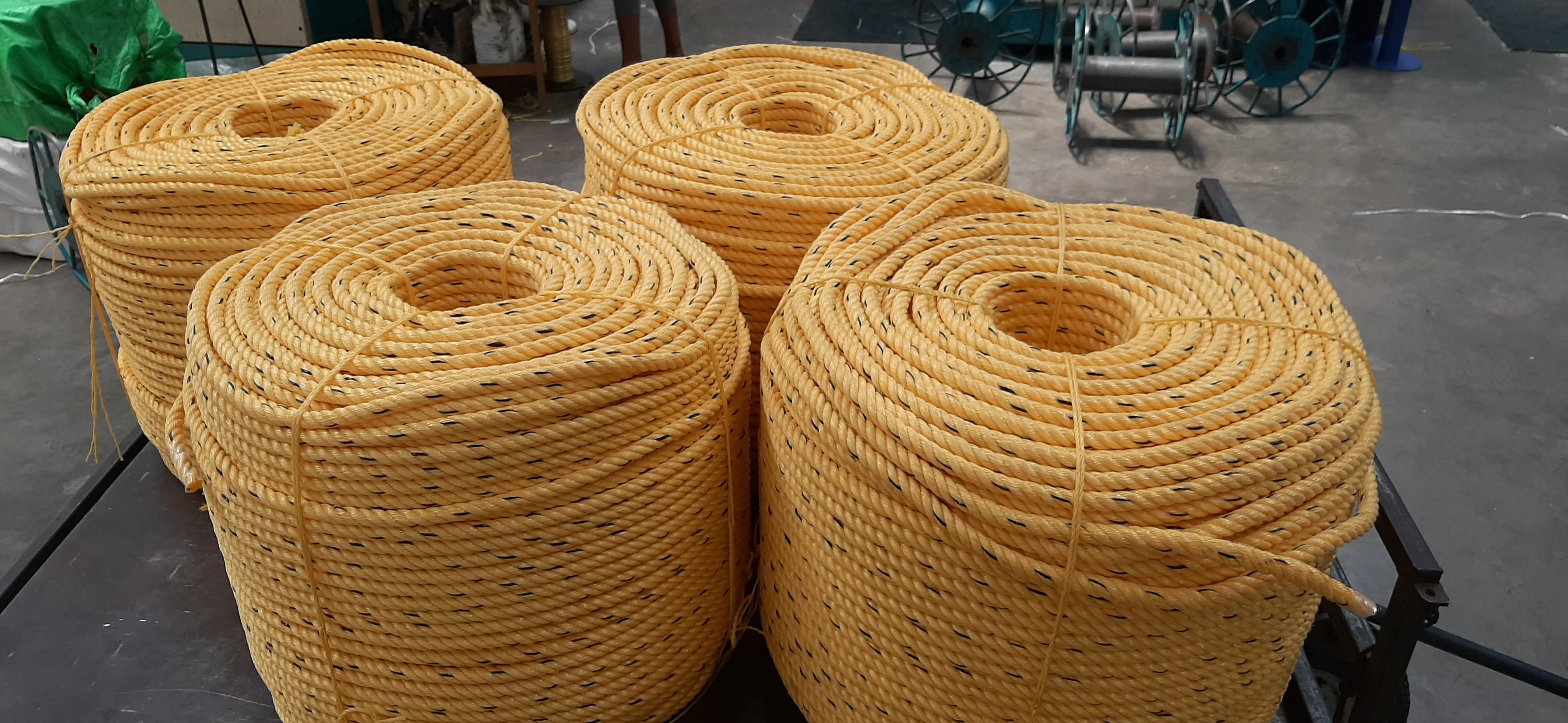 Virgin PP HDPE Nylon Polyethylene Braided Water Rope Twisted Safety Plastic for South American & Indian Markets