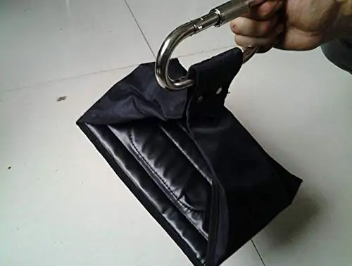 Fitness AB Straps Weight Lifting Abdominal Exercise Padded Slings- Steel D-Rings Safe Lock Door Hanging