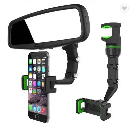 Multipurpose folding mobile phone bracket foldable telescopic desk stand rear view mobile phone holder