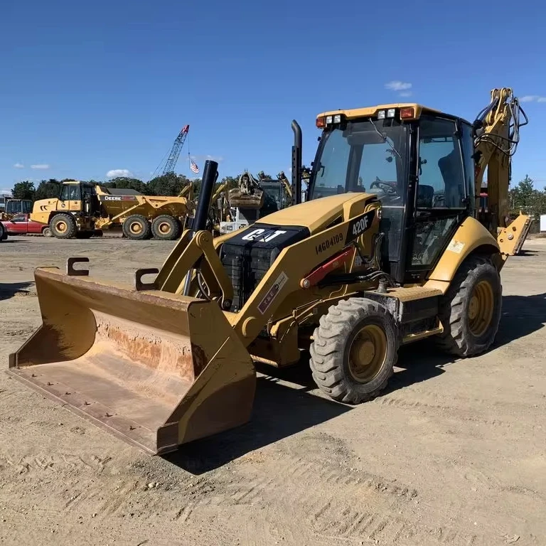 Экскаватор-погрузчик CAT 420F 4x4 фронтальный погрузчик