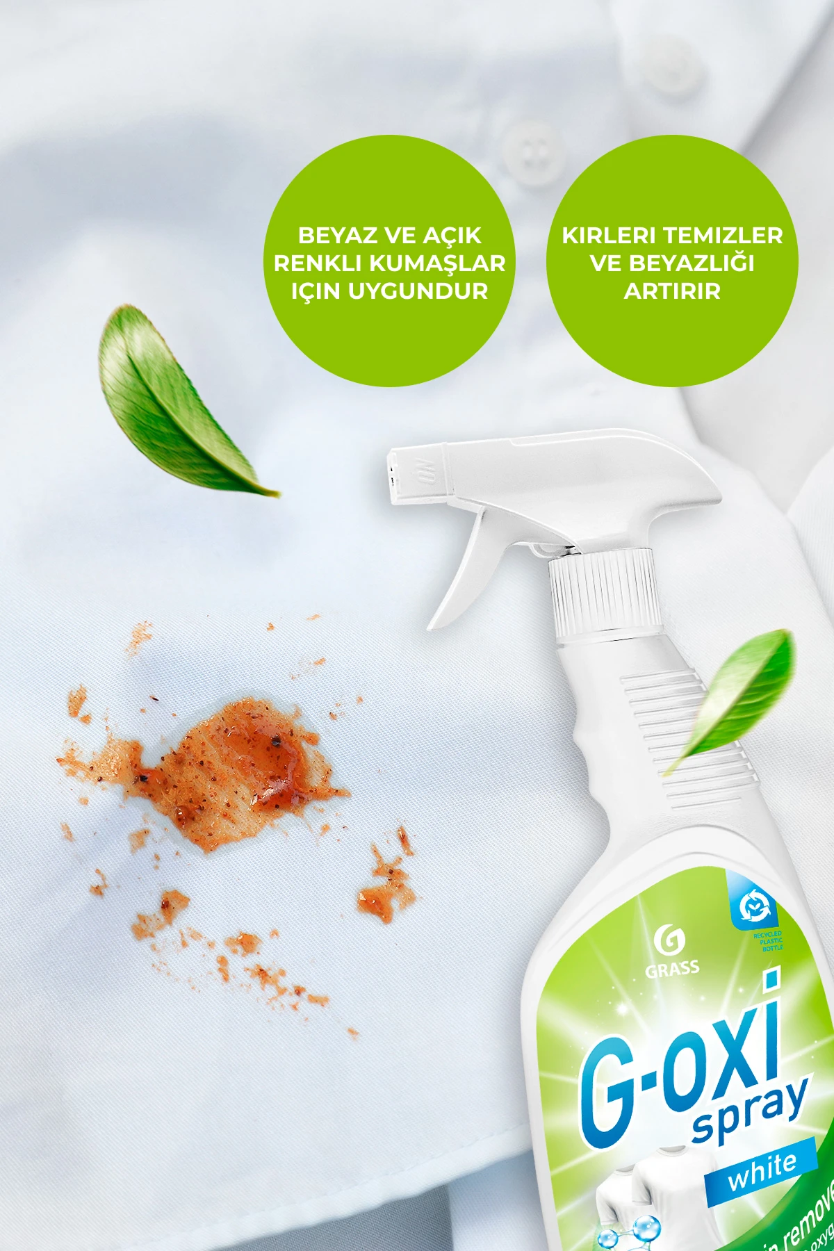Stain Remover and Bleach for white fabrics G-OXI spray