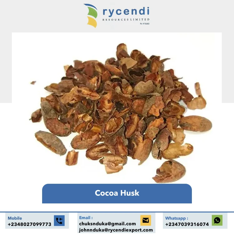 Hot Selling 100% Natural Coco Peat Animal Bedding Dried Agricultural Waste Cocoa Husk Best Price from Leading Supplier