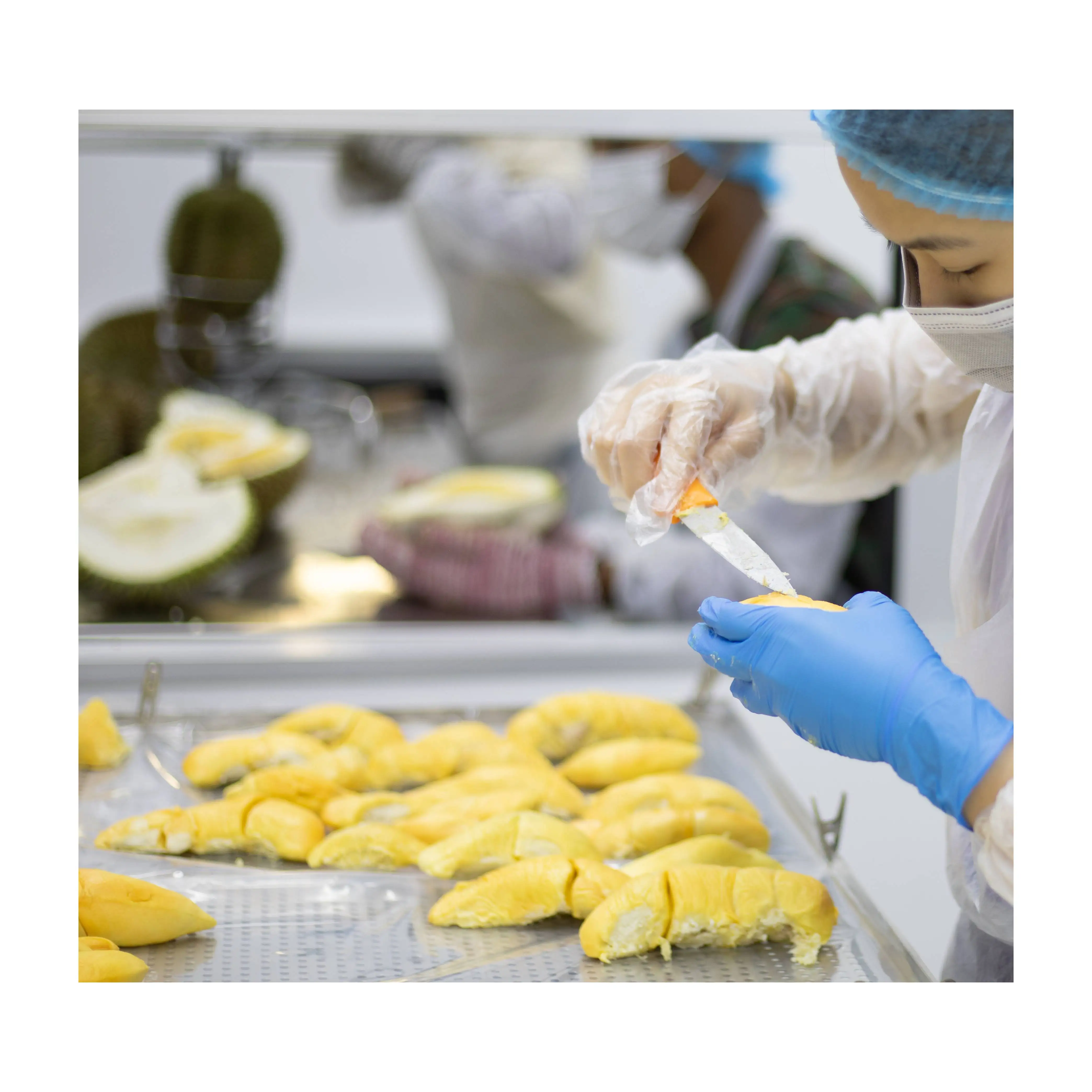 Malaysia Supplier Good Pricing Vacuum Pack Packaging Free Additives 100% Pure Durian Paste Natural Feature Long Shelf Life