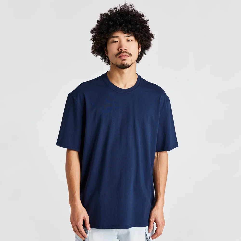 High Quality custom plus size heavyweight plain custom made streetwear vintage short sleeve drop shoulder t shirts