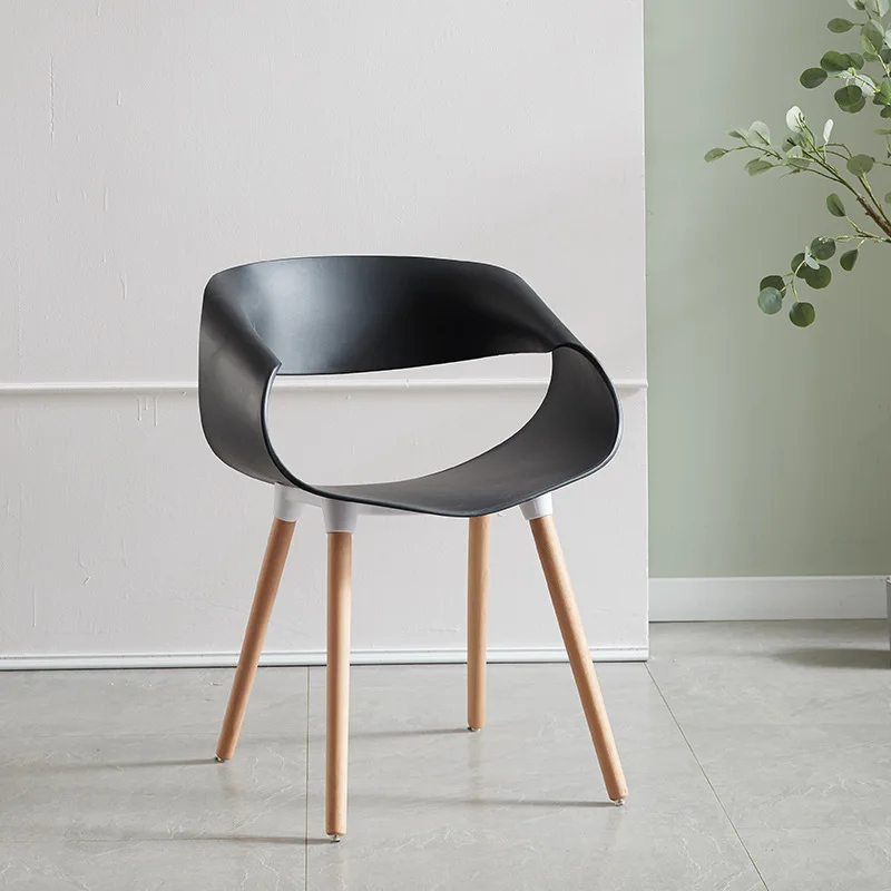 Modern Kitchen Pp Plastic Chair armrest cafe shop chair