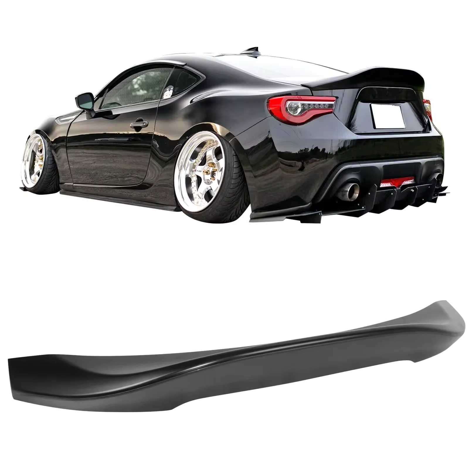 Durable Unpainted Trunk Lid Spoiler Boot Wing Ducktail for 2013-2020 Scion FRS Toyota 86 Subaru BRZ