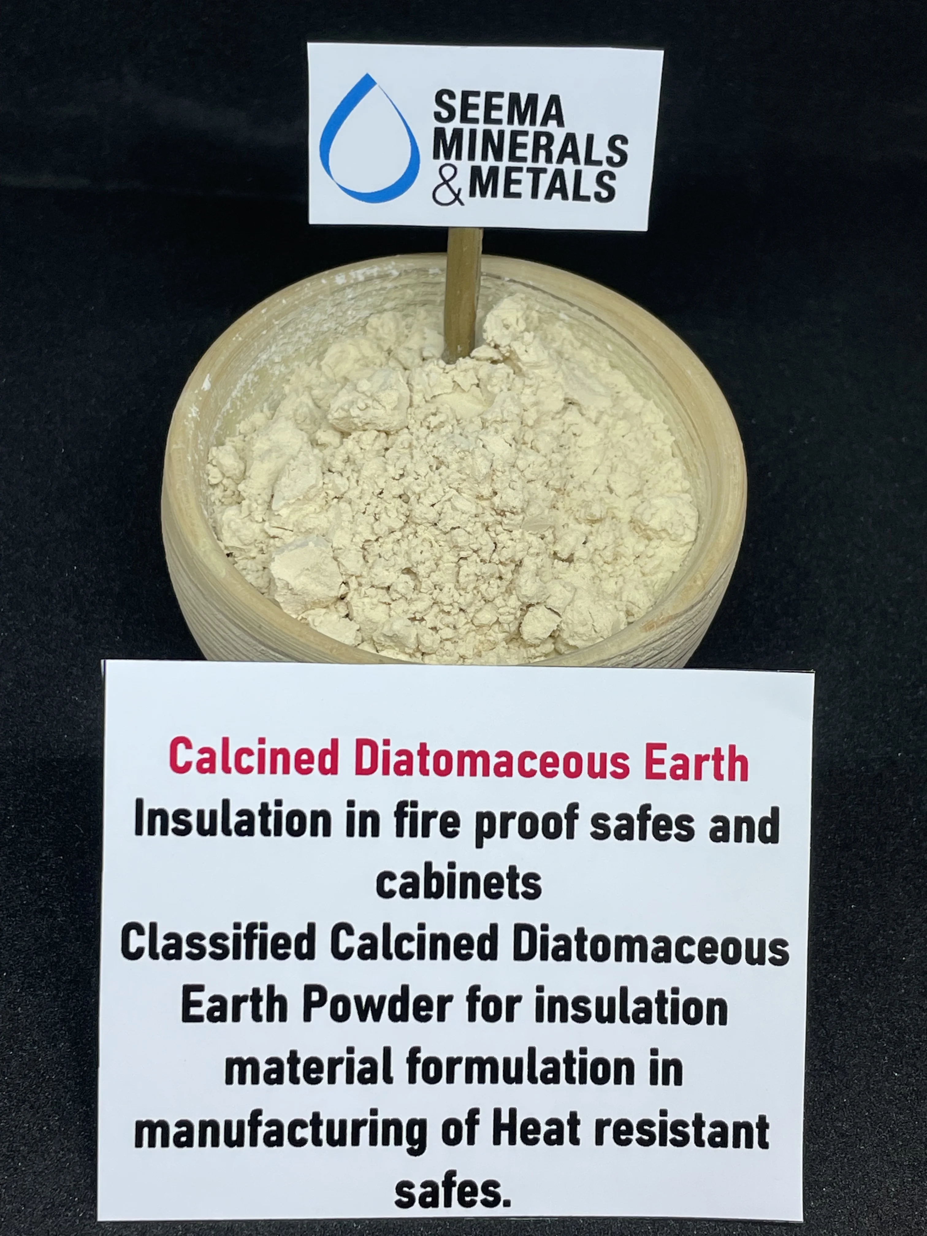 Highest Quality 100% Natural  Kieselguhr Insulation Powder for Fire Proof Cabinets, Safes for Sale