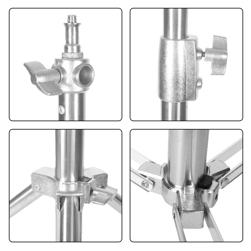 Kernel 2.8m Photography Light Stand Heavy Duty Tripods for Cameras Stainless Steel Light Stand for Softbox Video Flash