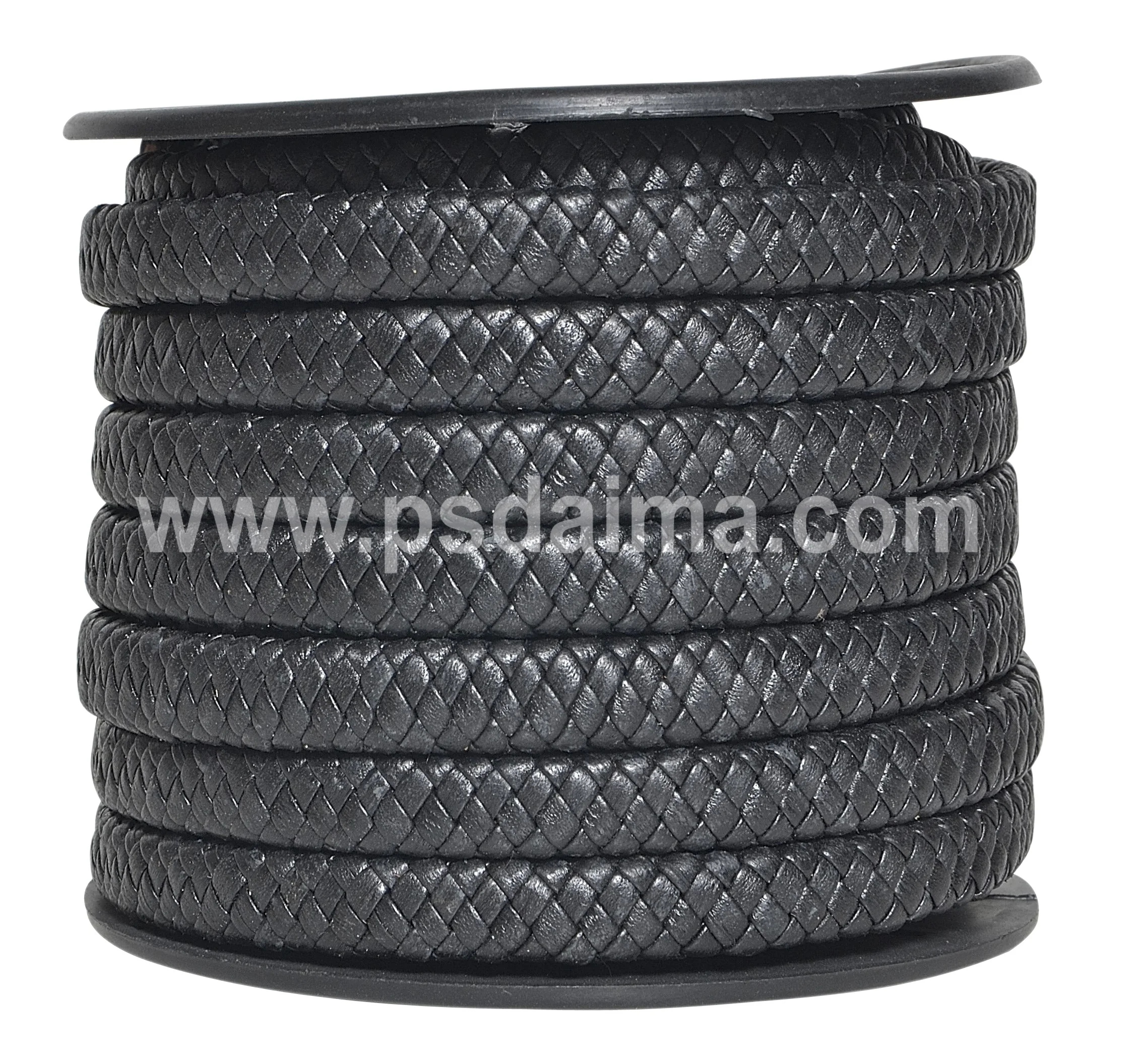 Soft Flat and Round Braided oval Leather Cord | Quality Manufacturer | Great Rub, Light & Perspiration Fastness PSD