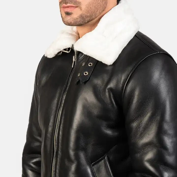 Xelent 2024 Mens Winter Jacket Pilot Aviator Jacket with With Fur Collar Best Jacket In The Town
