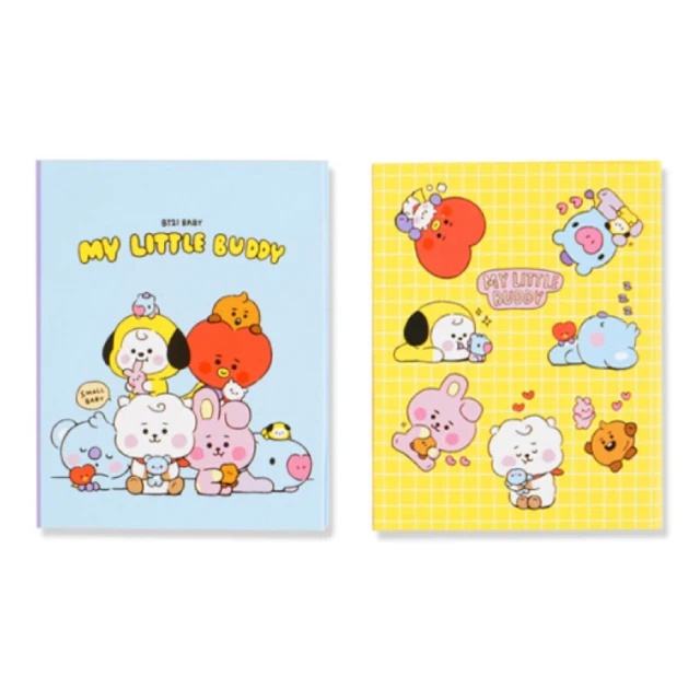 BTS BT21 My Little Buddy Characters 4-Layers Sticky Note Post Memo Pads Cute Lovely Customized Logo Stationary memo