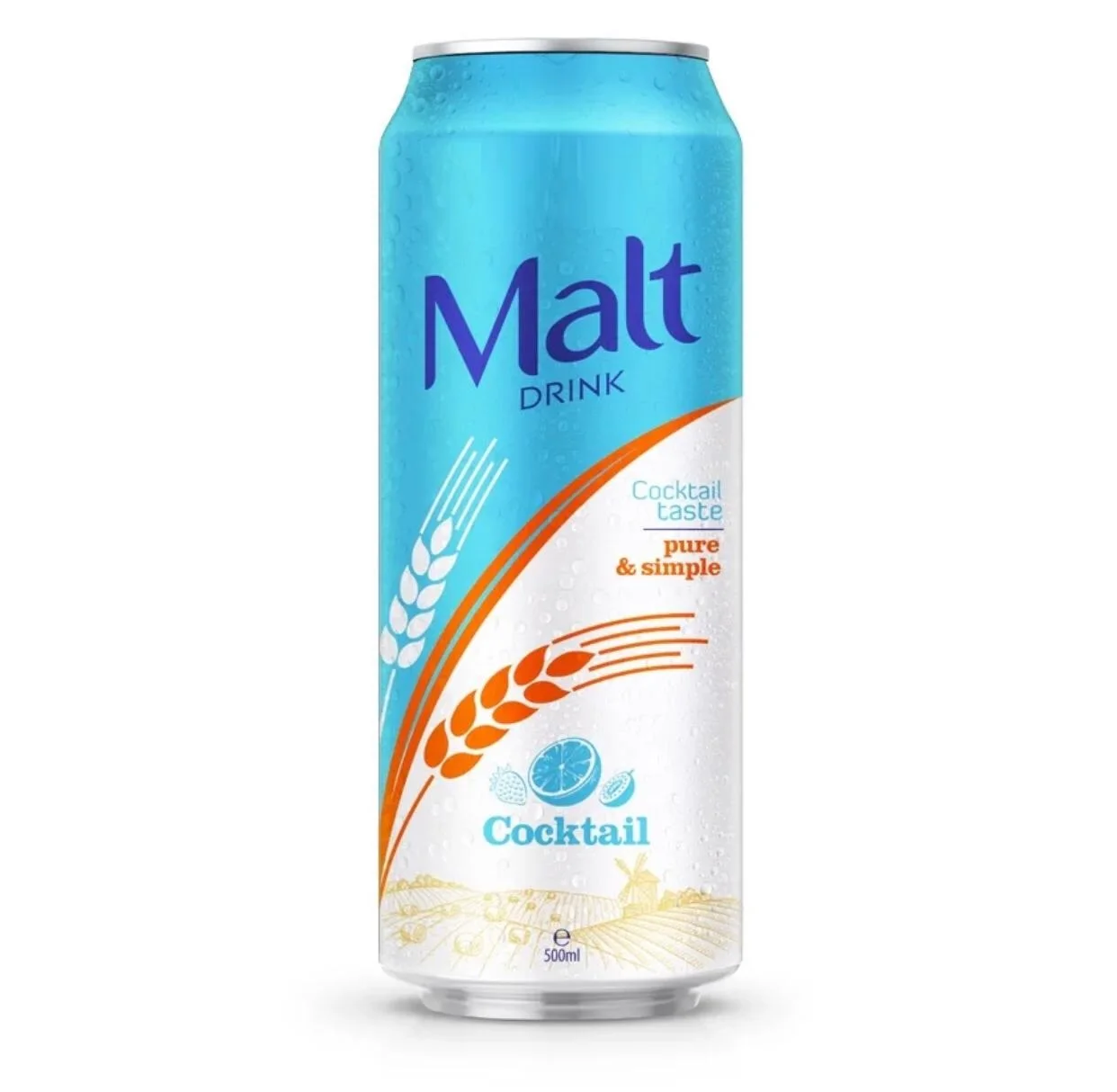 Manufacturer OEM Sweet Style Packaging Non-Alcoholic 500ml Beer with Coffee Flavor Sour Malt Drink for Children and Adult