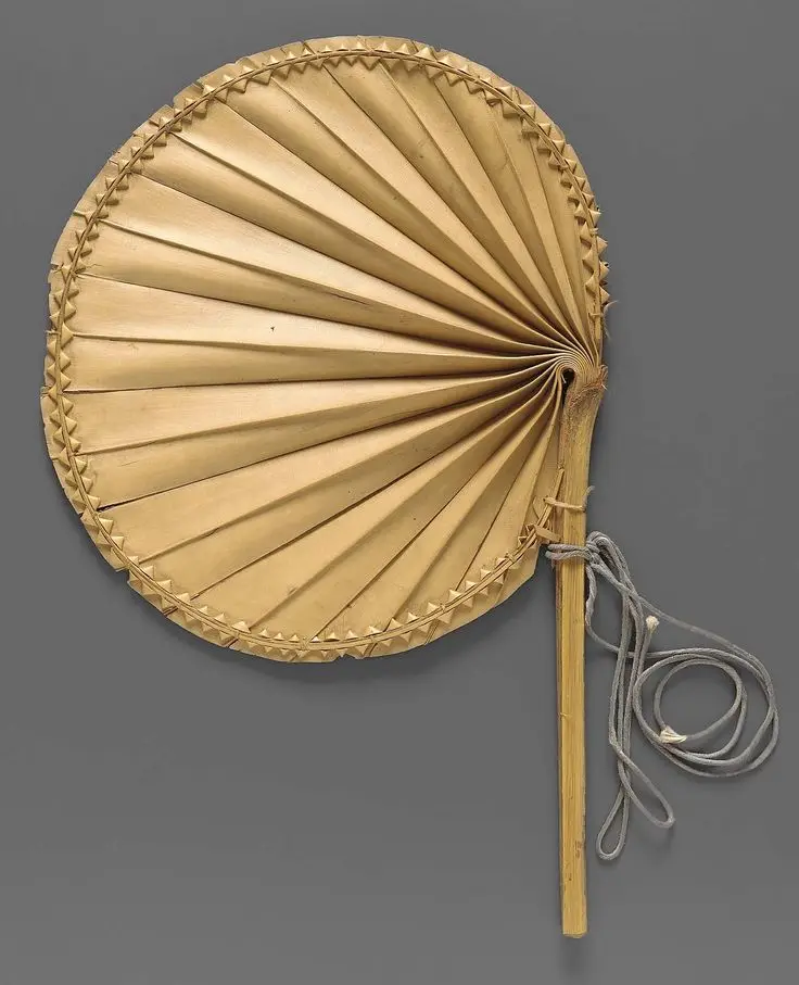 Hotsale Natural Palm Leaf Bamboo Raffia Fans Summer Hand Fans for Party Supplies Wedding Camping Gift Holding Fan