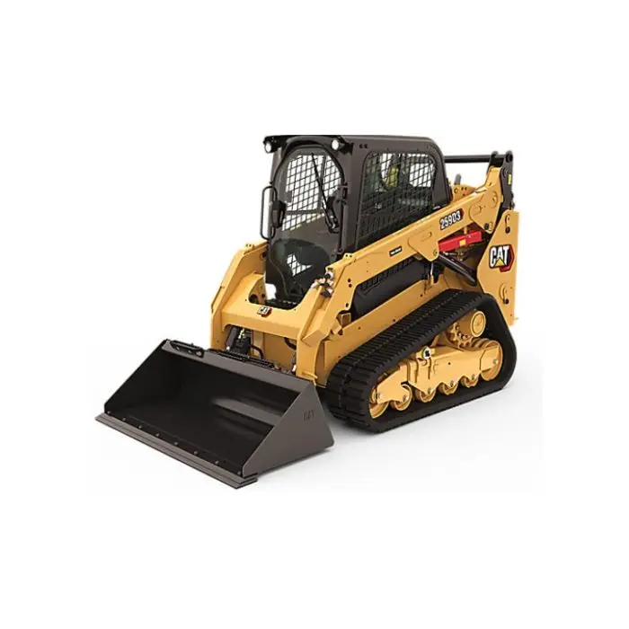 4x4 Wheel Drive/Track Front Tracked Mini Skid Steer Loader CAT246D Bucket/Hammer Breaker now on sale