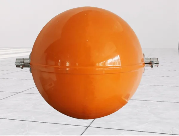 Aerial Marker Balls for Power Lines Spik High Power Red For Earth Wire Line Warning Sphere /aerial marker ball light