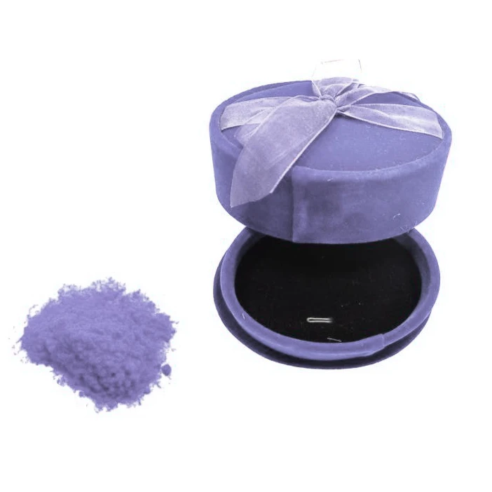 Custom Order 0.6mm 1.5D Purple Color Polyamide Flock Fiber Nylon Fiber EGP-CP6300 Customizable