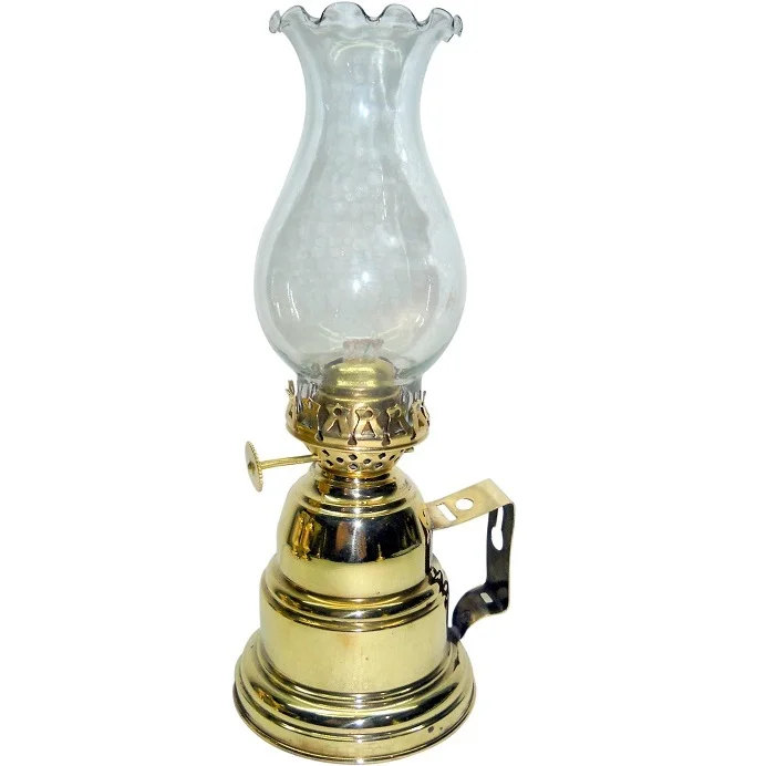 High Quality Bottle Chimney Metal Kerosene Lantern Home Decoration Small Table Lamp Glass Best Selling Antique Design Item