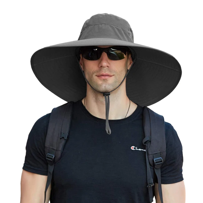 Ultimate Wide Brim Outdoor Bucket Hat for Fishing Hunting & Safari Sun Protection Lightweight Cotton Adult Summer Bucket Hats