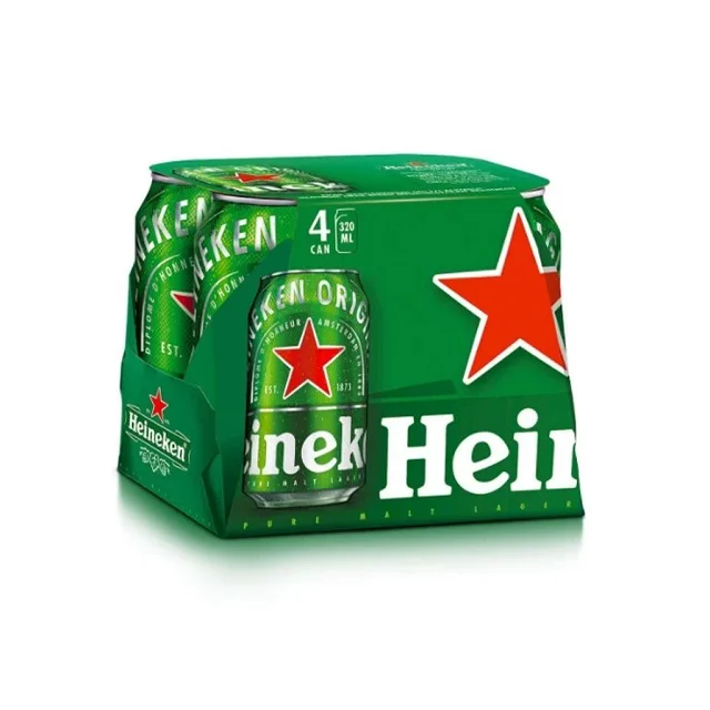 Дешевая и качественная пивная бутылка Heineken Premium Lager банка 12x330