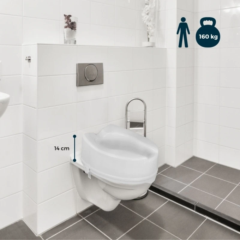 Ready for Export Best Quality Toilet Lift Without Lid 14 cm Adjustable and Supports up to 160 Kg