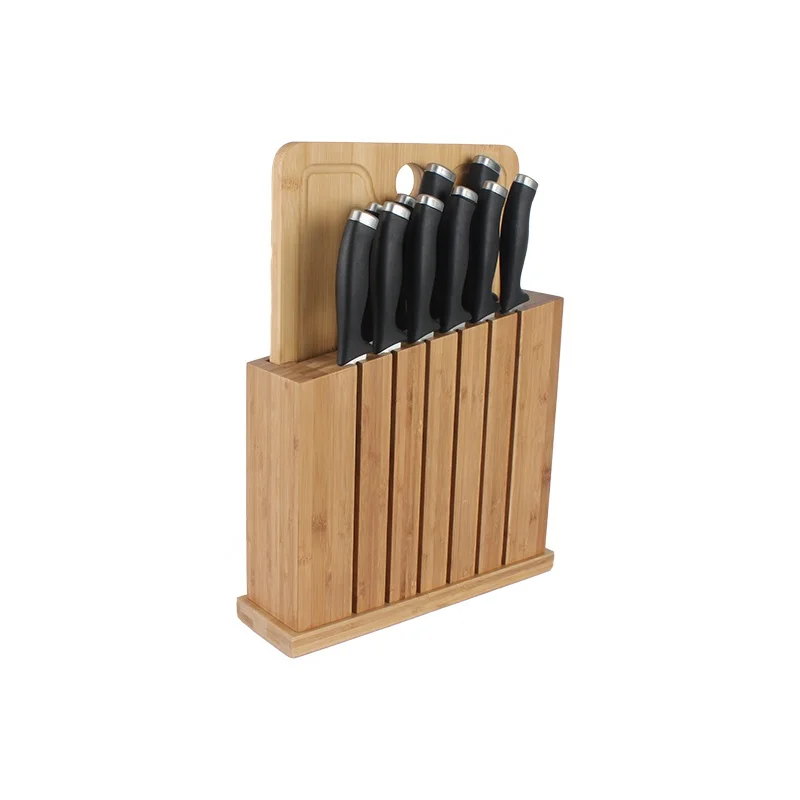 Maisons New Arrival Kitchen Accessories  Magnetic Chopping Knife Board Holder Knife Set with Block