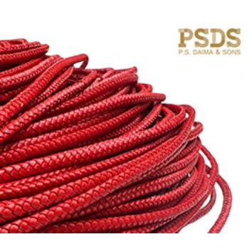 Bolo braided leather cord bolo with great Rub fastness light fastness and Perspiration fastness PSDS