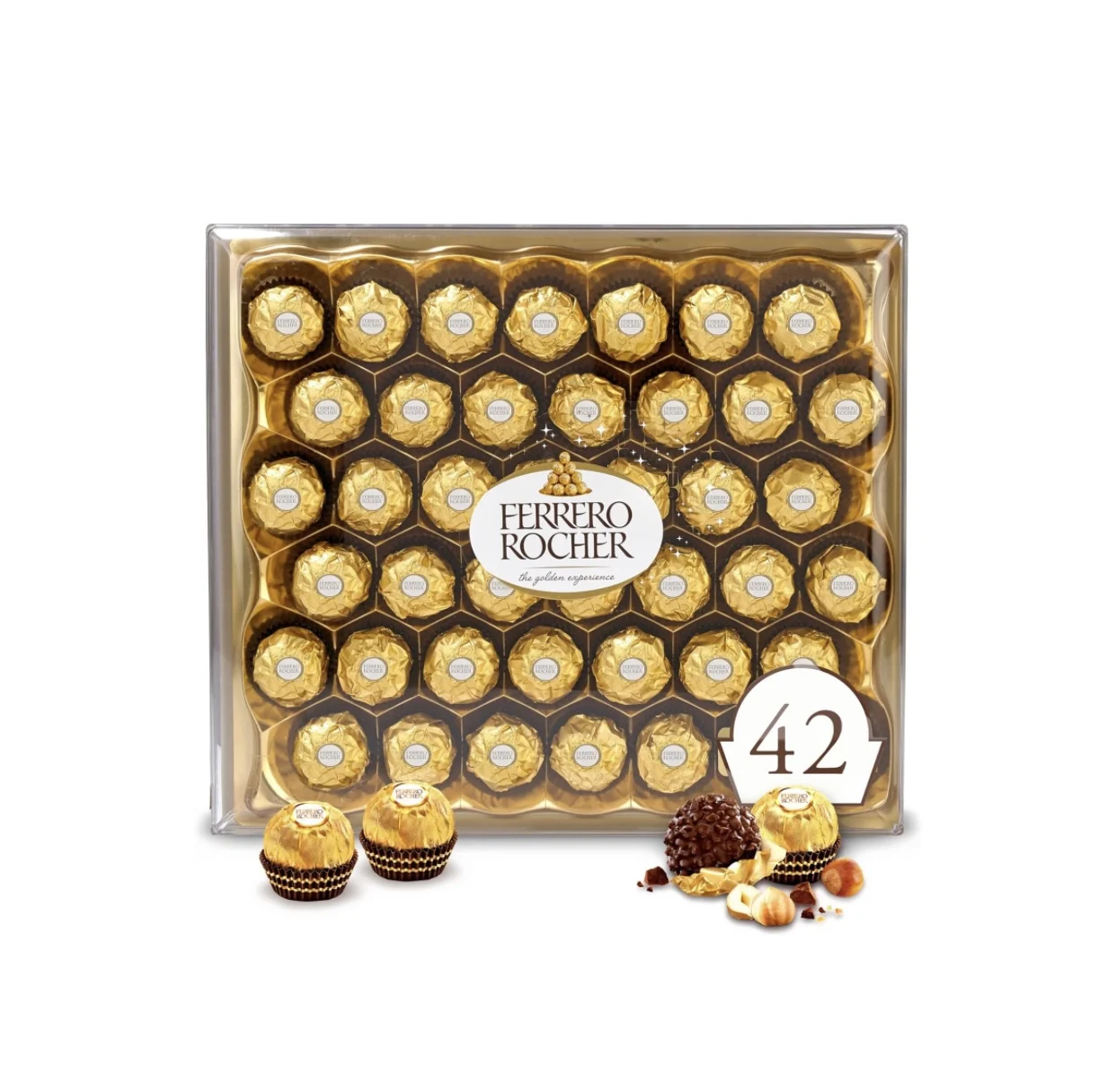 Hot Sales Online Ferrero,100% Premium Gourmet Milk Chocolate Hazelnut Candy Individually Wrapped Sweet Candy for Gifting 18.5 oz