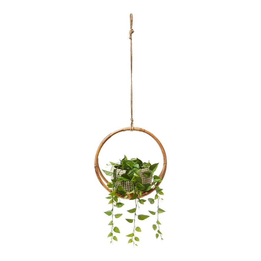 Eco friendly 100% biodegradable flower plant pot planter hanging baskets modern hanging planters