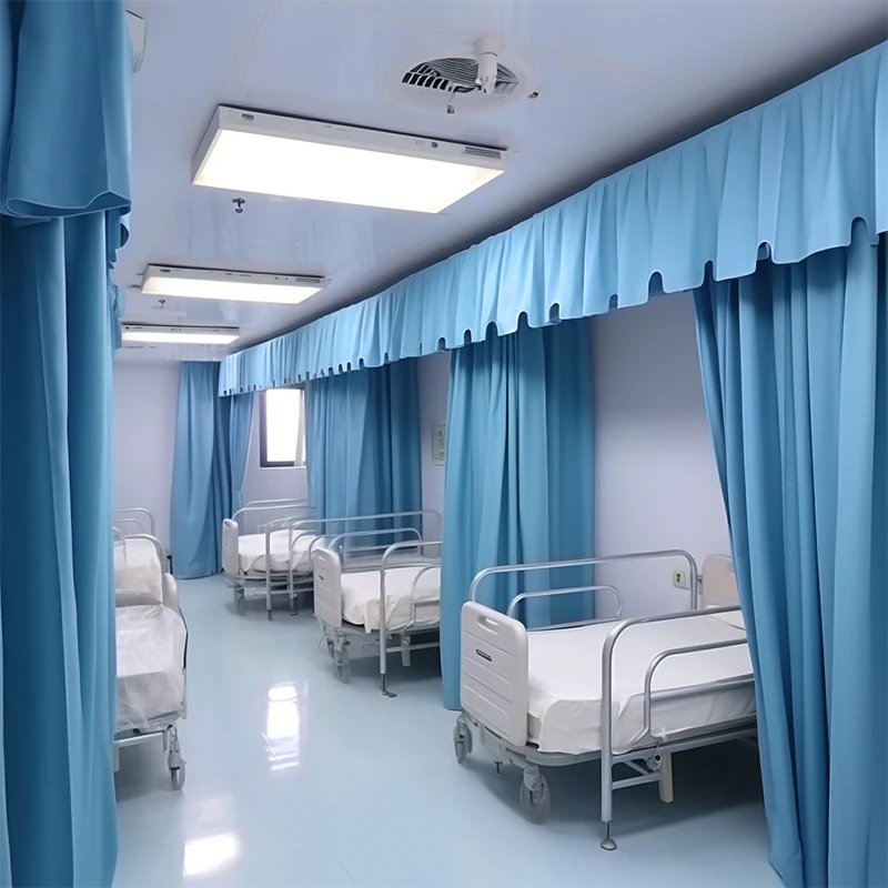 High Quality medical curtain flame retardant for hospital cubicle curtains cortinas de hospital
