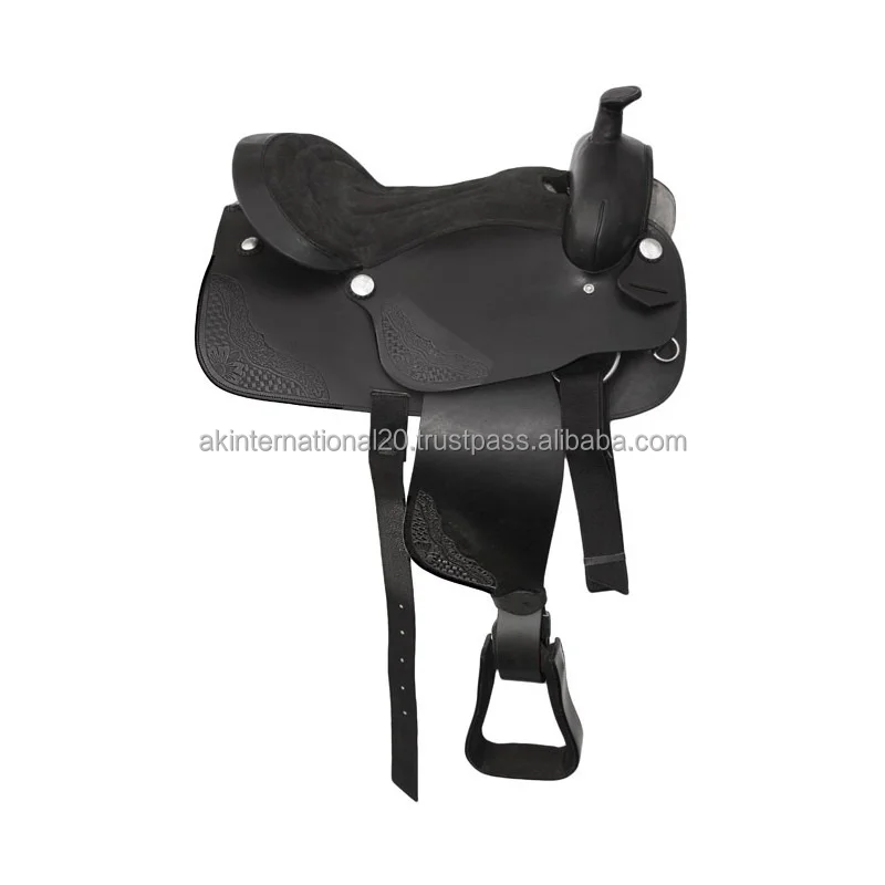 High Quality Western Leather Horse show saddle beautiful fitting Western Horse Saddle Racing Riding Horse Saddle