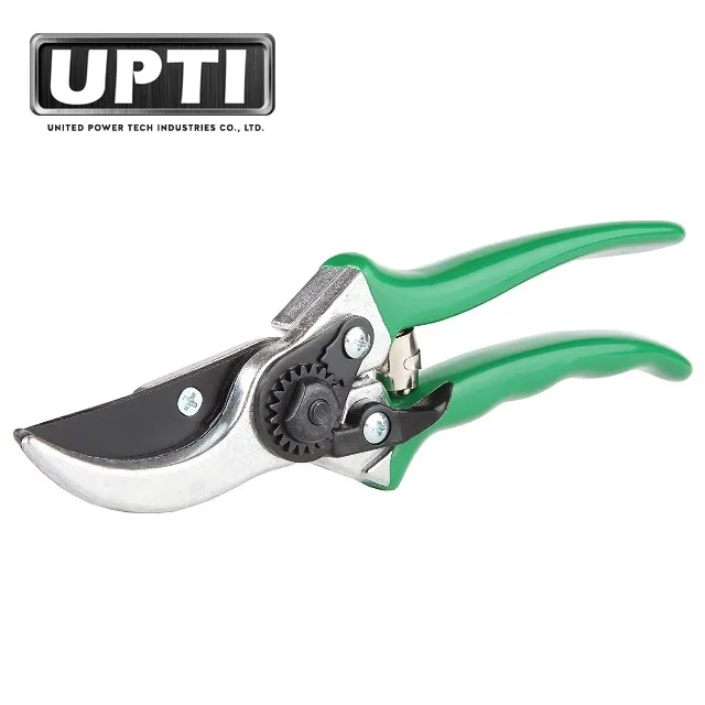 Taiwan Made High Quality Garden Tool Polish Finish Bypass Pruning Garden Shears With Razor Sharpe Blades