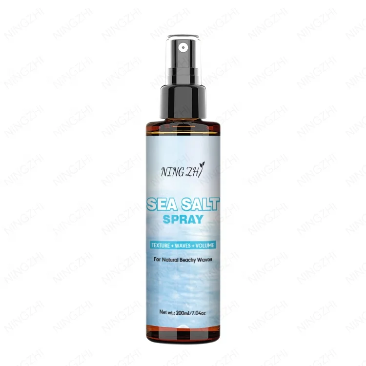 Create your brand label Hair Nourishing Spray Styling Beach Hair Sea Salt Spray strengthening hair shafts