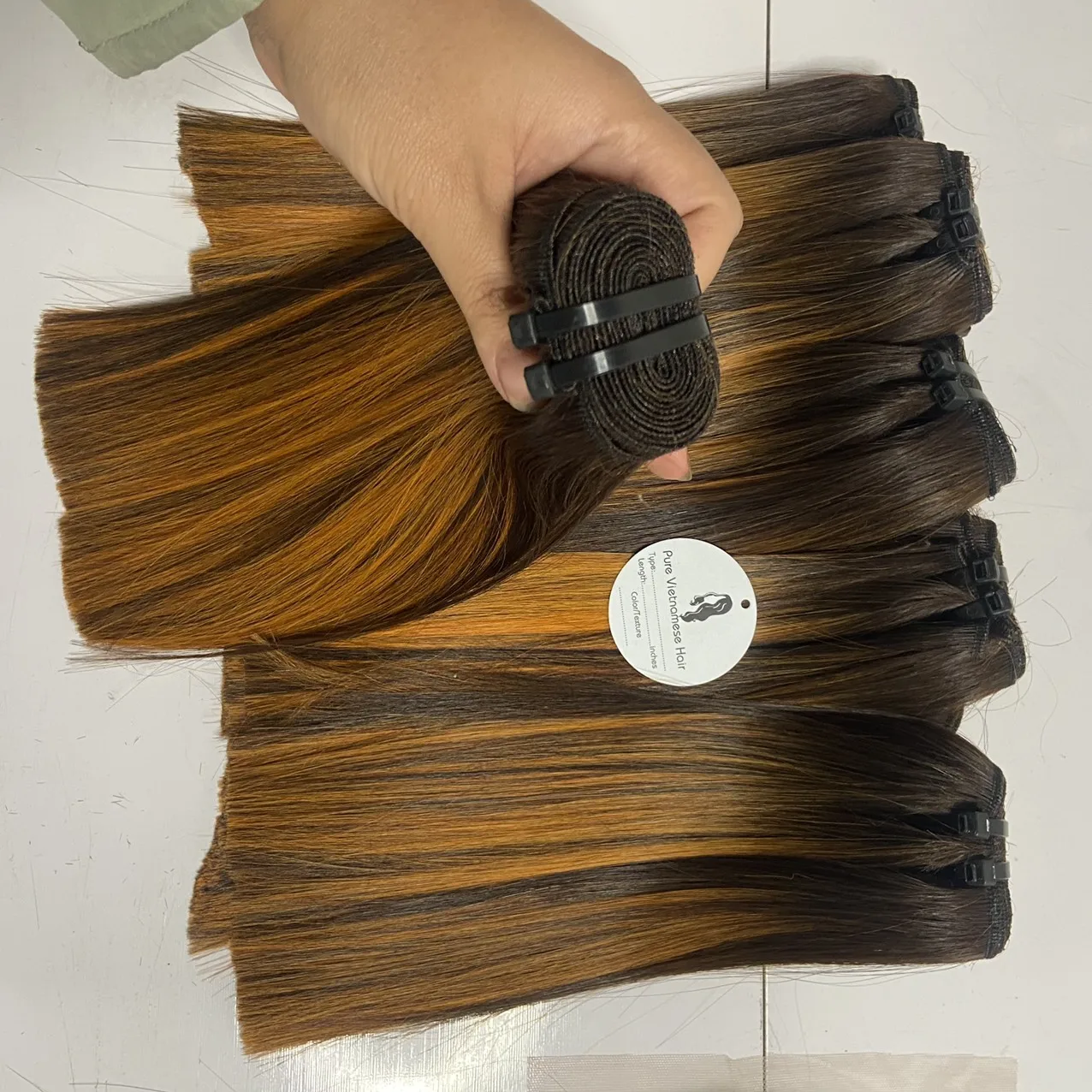 Discount Straight hair from Vietnam supplier of best quality raw hair .color optional