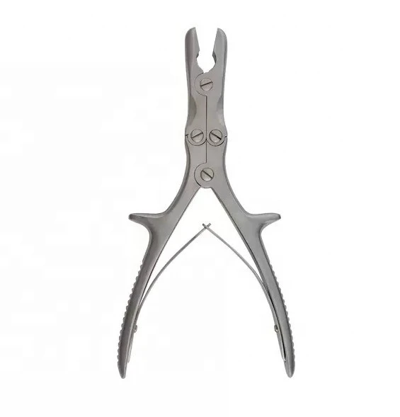 Professional High Quality Surgical Instruments Orthopaedic Double Compound Action Stainless Steel Luer Stille Bone Ronguer.