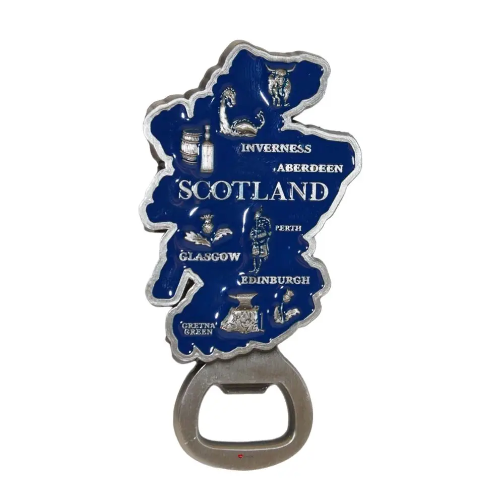 wholesale custom made 3D zinc alloy enamel travel souvenir metal fridge magnet