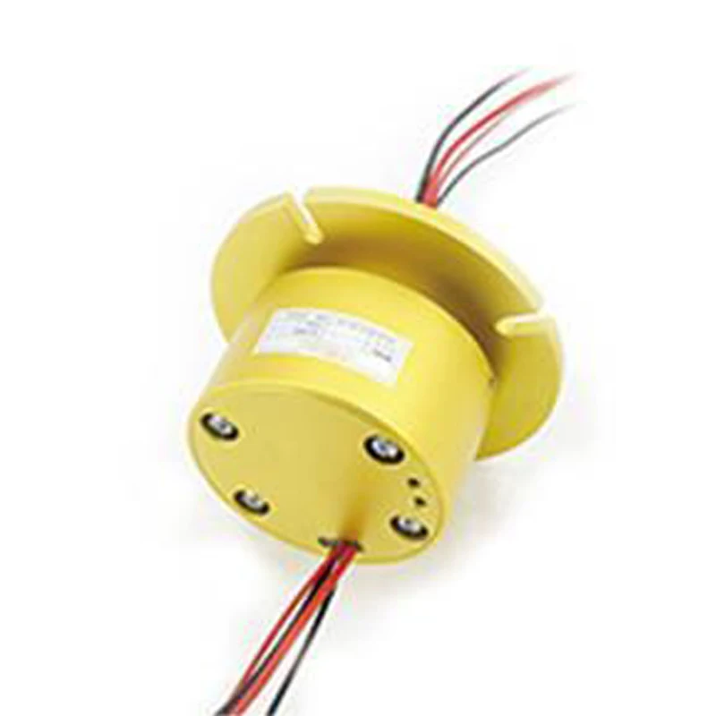 Роторное фланцевое скользящее кольцо, высококачественное электрическое сквозное скользящее кольцо с роторным соединением, скользящее кольцо с фланцевым соединением