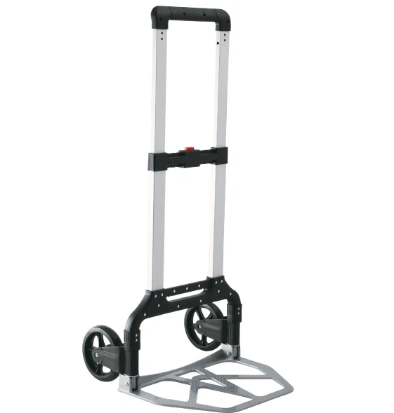 Platform aluminum 2 wheels hand trolley factory price