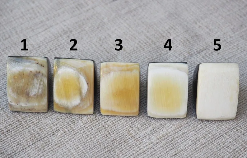 Hand Made Horn Ring New Design Buffalo ring Horn Necklace India Handicraft Party Wedding Natural Horn With Rings hot selling