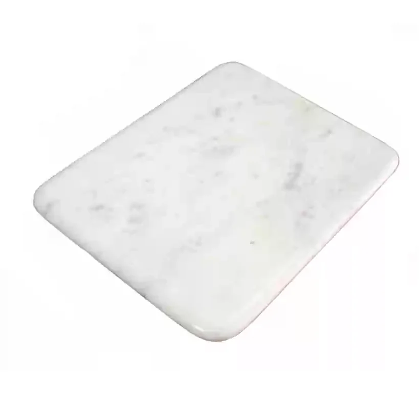 Round Marble Chopping Board Specially for Kitchen Daily use Purpose in Rectangular Marble Handle Meat Cutting Boards