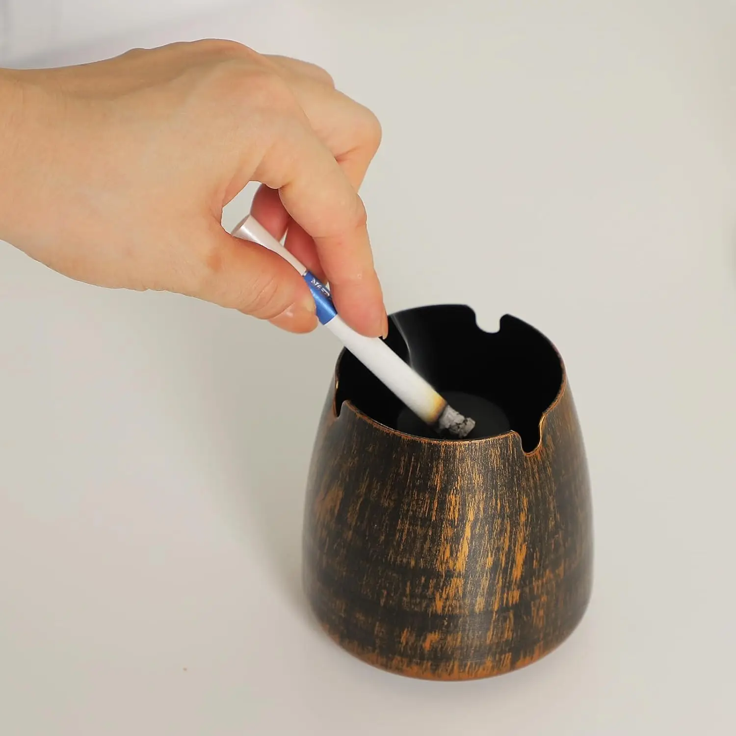 Пепельница для сигарет, портативная декоративная Современная пепельница для домашнего офиса, внутреннего дворика, использования в открытом дворике, Забавный Милый Прохладный пепельница