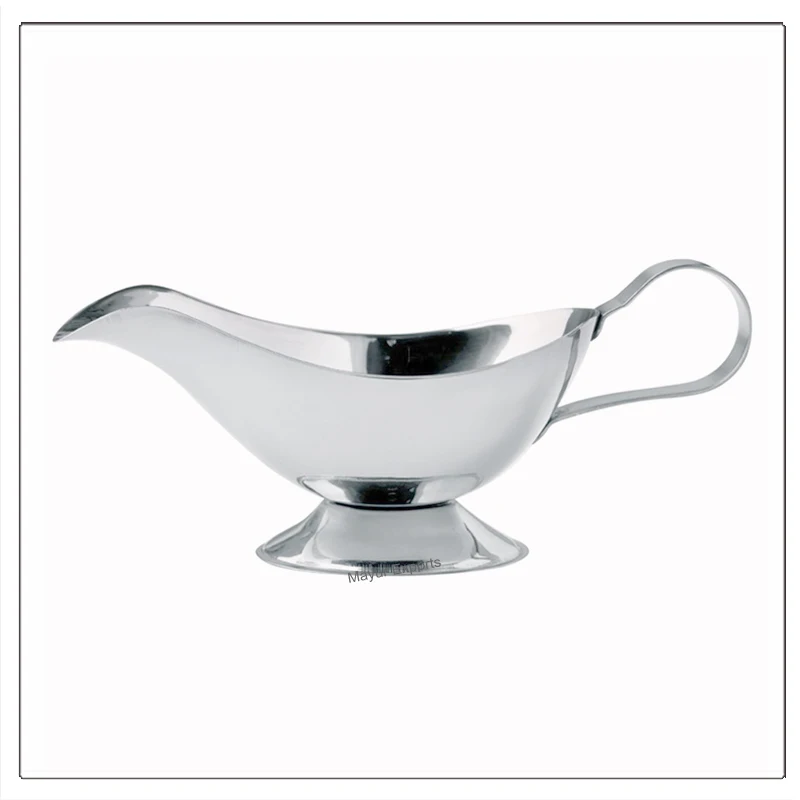 Stainless Steel Gravy Boat Metal Gravy Pot - 3 oz